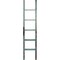 Ekena Millwork 15"W x 72"H x 3 1/2"D Vintage Farmhouse 5 Rung Ladder, Barnwood Decor Collection, Driftwood Blue DECR015X072X04LDRBU - alternate 3